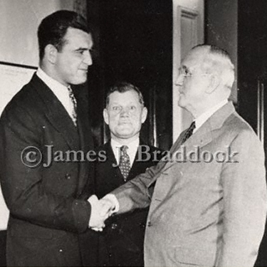 James J. Braddock with President Truman